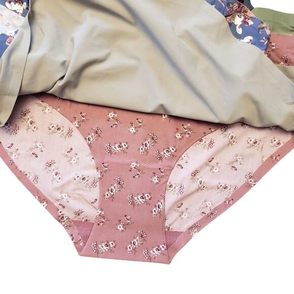 NEW LUCKY Brand laser cut hipsters panties 5 pack XL - Picture 8 of 9